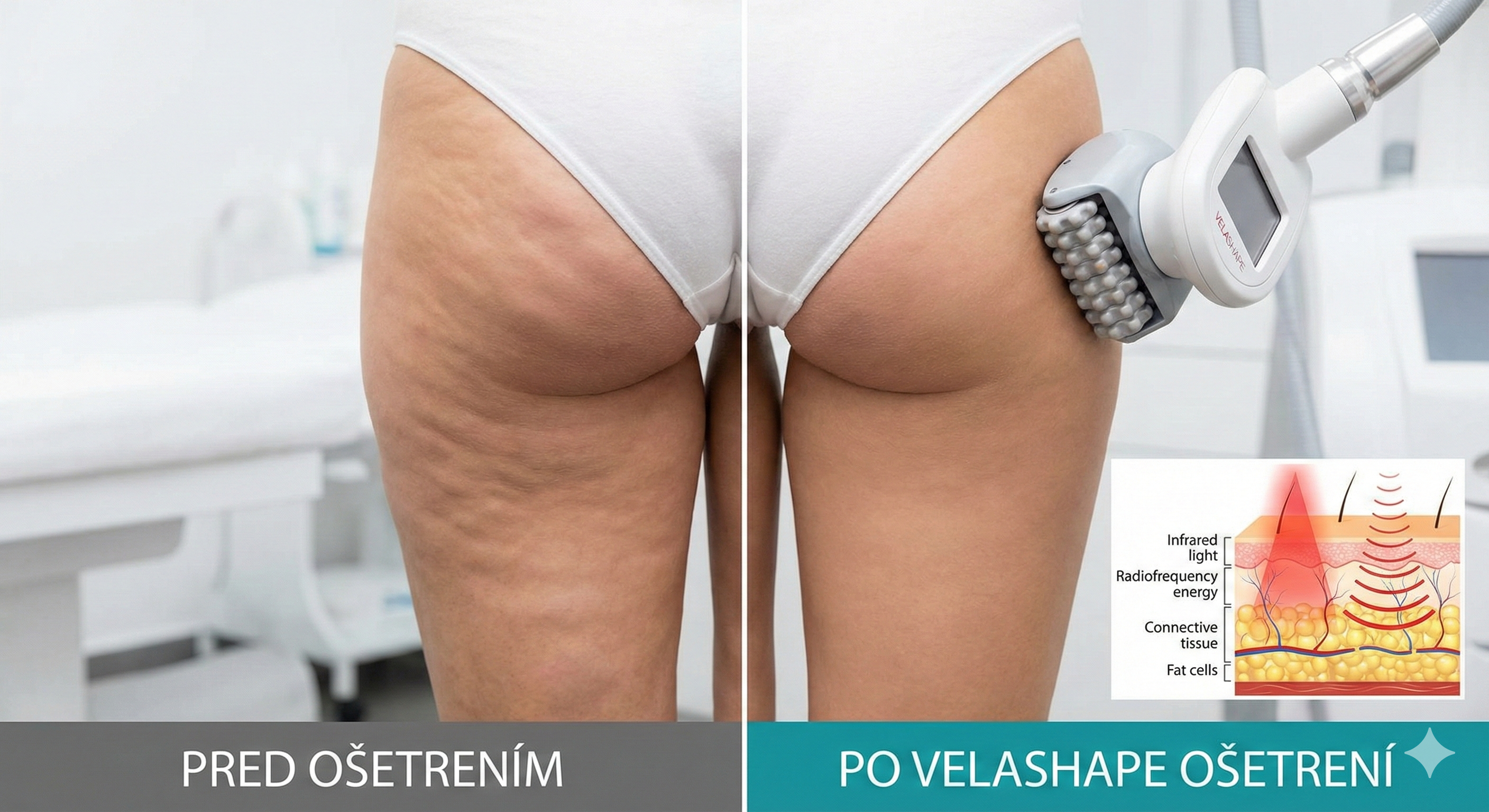 Velashape - ako sa zbaviť celulitídy